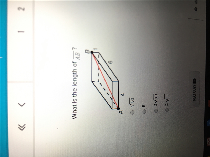 What is the length of AB?-example-1