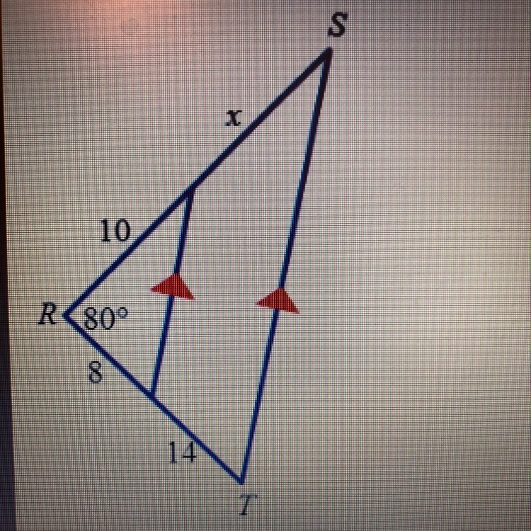 Solve for x. a) x=7.5 b) x=16 c) x=17.5 d) x=27.5-example-1