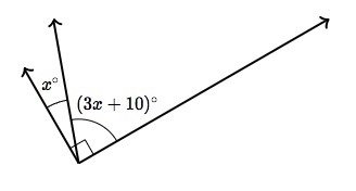 Solve for x in the diagram below.-example-1