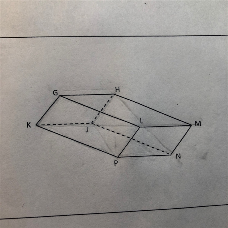 What is the intersection of planes HJN and GKL?-example-1