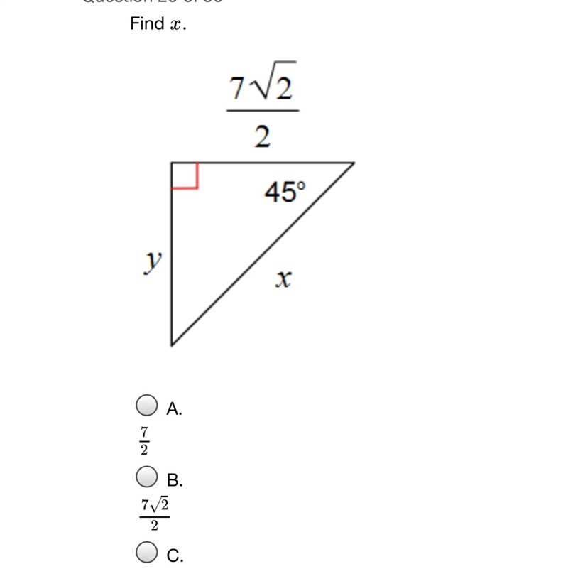 C.7 D.14 Geometry math question no Guessing and Please show work-example-1