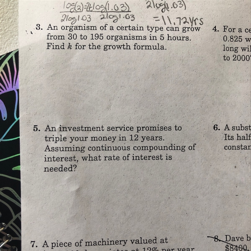 What’s the answer to 3 and 5?-example-1