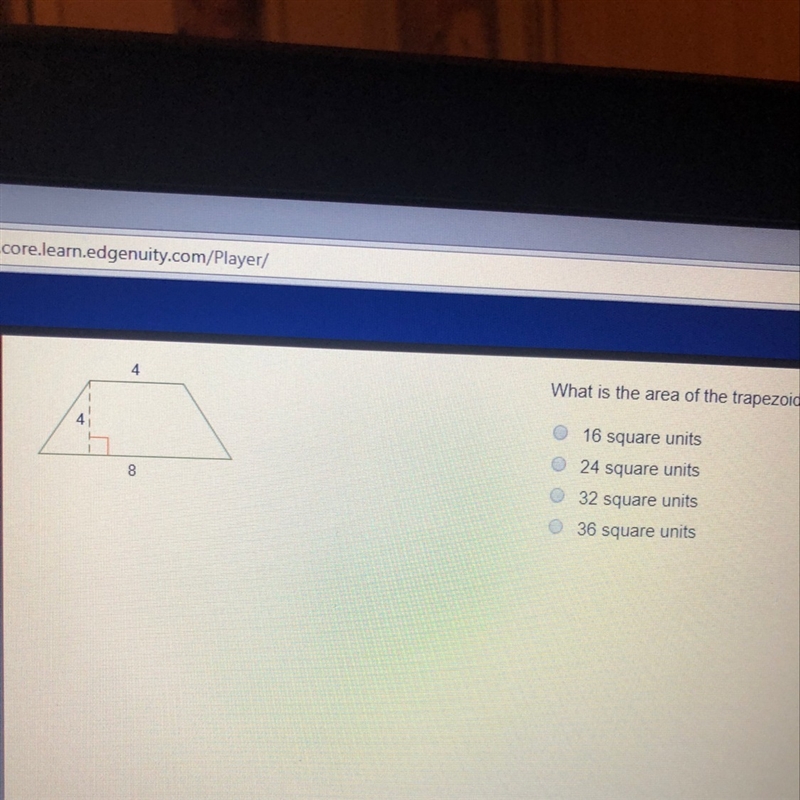 What is the area is the trapezoid-example-1