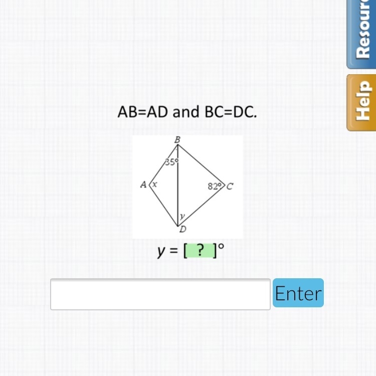 What is y equal to ?-example-1