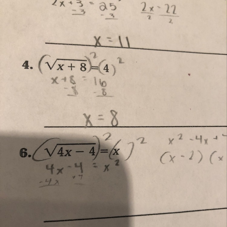 Ignore the part where I tried to solve it... solve each equation and check the solution-example-1