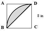 The figures below are made out of circles, semicircles, quarter circles, and a square-example-1