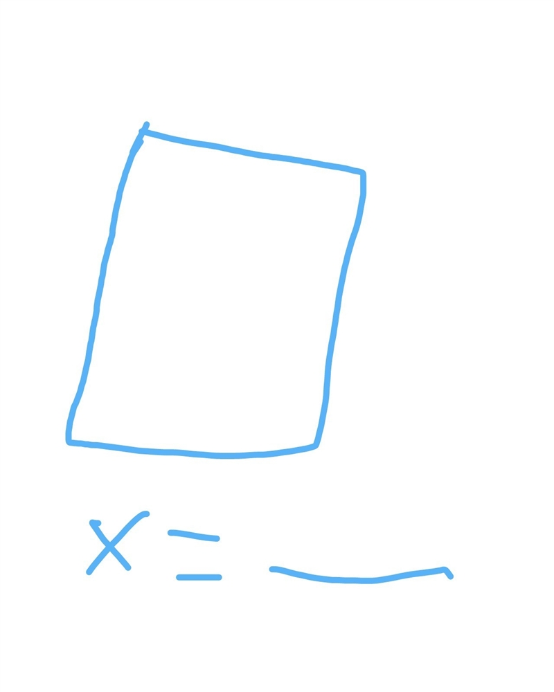 Given that the side length of the rhombus below is 2x - 3, and its perimeter is 12, solve-example-1