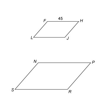 For the figures shown, FHJL ~ NPRS. The scale factor applied to FHJL to create NPRS-example-1