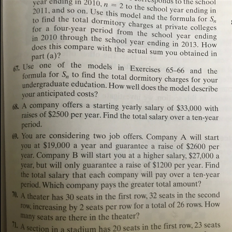 Need help with number 69! Arithmetic sequences-example-1