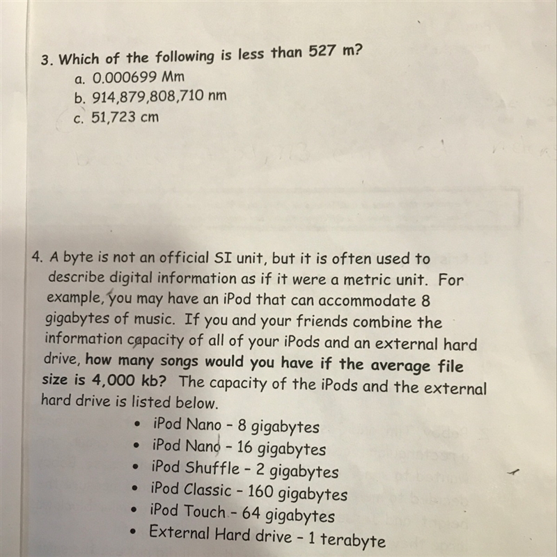 Can someone help my sister with #3 and #4 please. I tried and I can’t figure it out-example-1