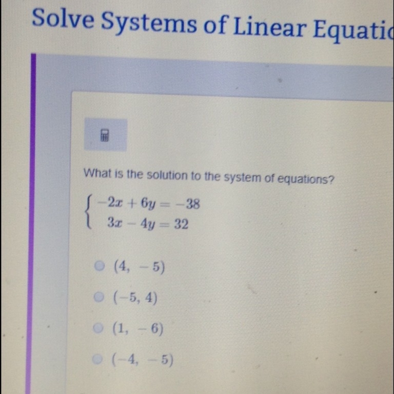 What is the solution to the system of equation-example-1