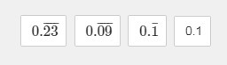 What is the equivalent decimal? Drag the answer into the box to match the fraction-example-1