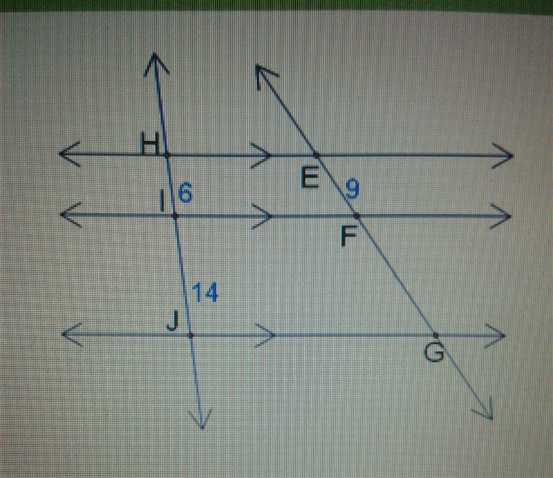 Solve for E.G. A. 12 B. 15 C. 21 D. 30-example-1