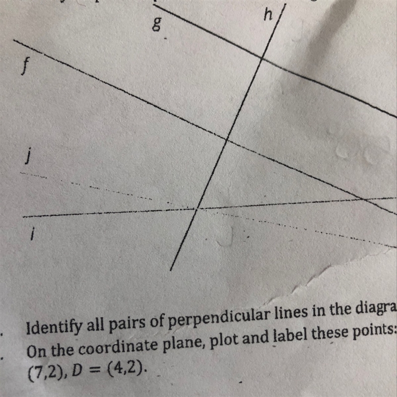 Can someone help me identify the pairs of parallel lines-example-1