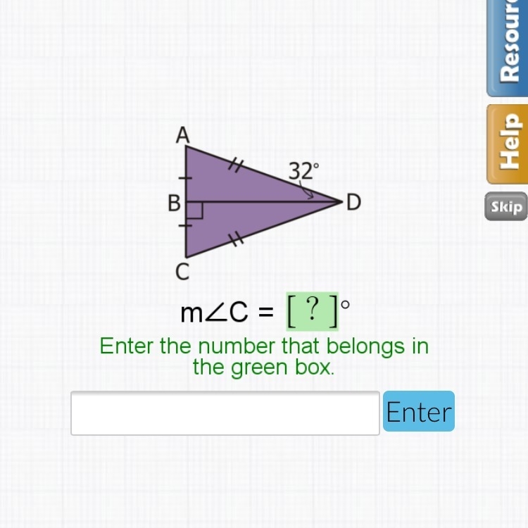 What is the measure of c ?-example-1