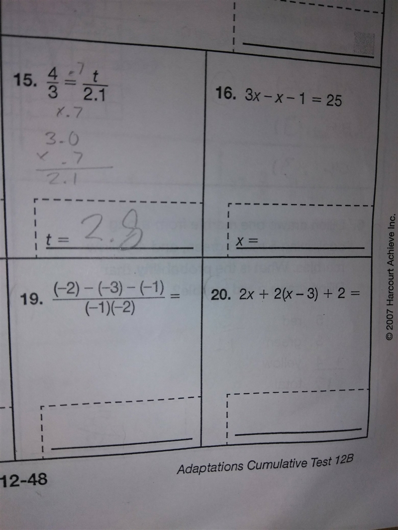 Need help on 16, 19 and 20-example-1