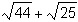 Which expressions represent rational numbers? Check all that apply. other answer is-example-2