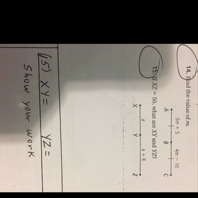 The answers for number 14 and 15 please ?-example-1