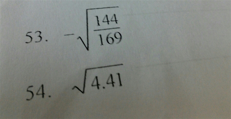 Can someone help me with solving this square roots? thanks-example-1