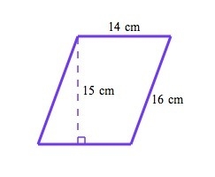 Need Help ASAP!! Find the area of this parallelogram. Be sure to include the correct-example-1