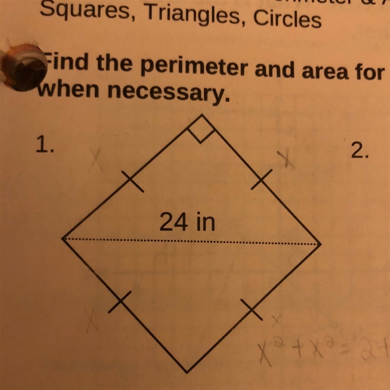 How to find the perimeter and area of this-example-1