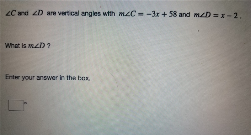 What is m<D (really need help with this one )-example-1