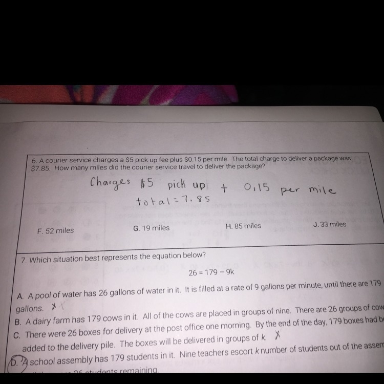 How do you solve number six?-example-1