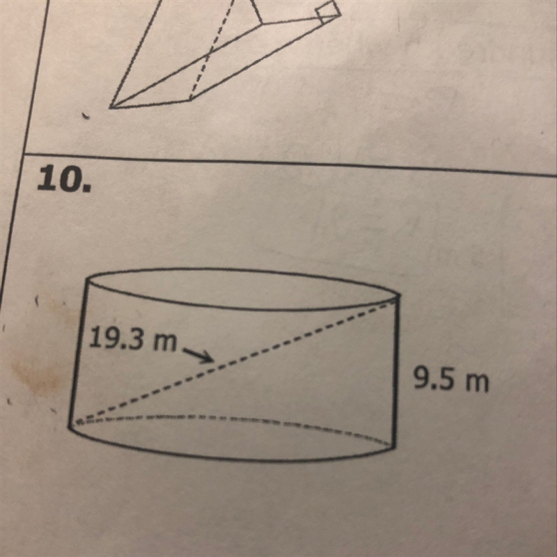 I need to find the volume for number 10-example-1