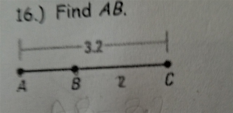 Please i need help. it is asking find the indicated length. find AB-example-1