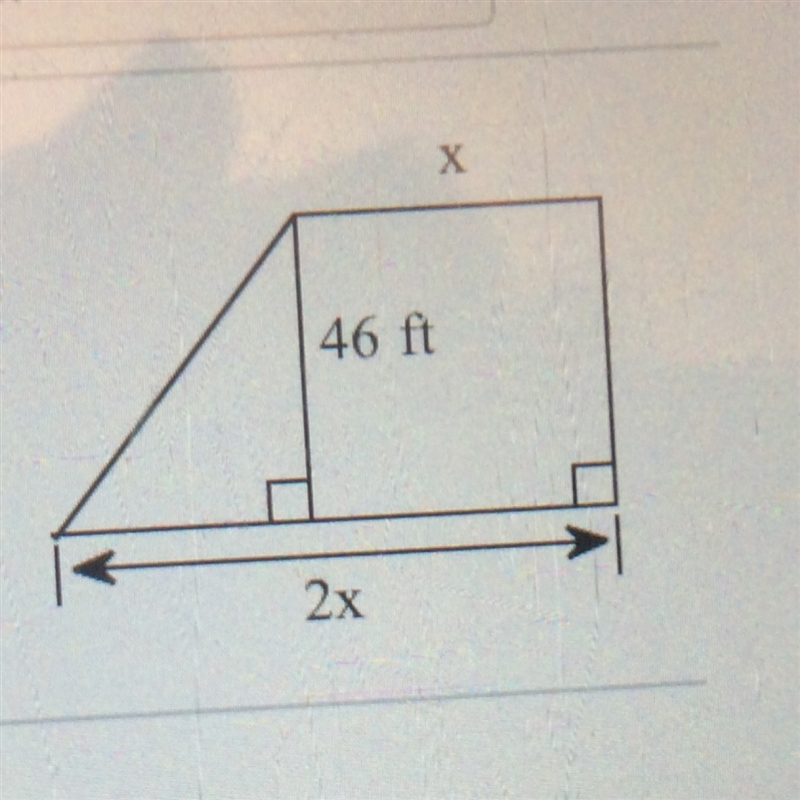 The school yard has an area of 3,588 ft squared. The section that is in the shape-example-1