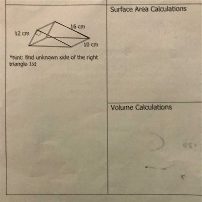 What is the unknown side of the triangle?-example-1