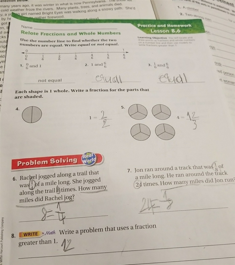 Can someone help me please solving these maths problems not sure if I did it right-example-1