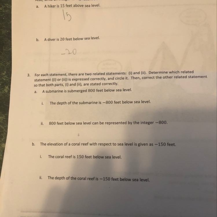 Solve 3 a. i and ii And 3 b. i and ii-example-1