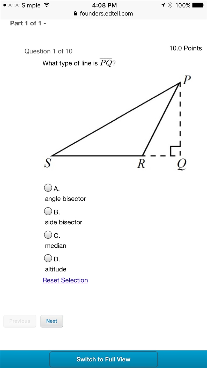 Geometry math question no Guessing and Please show work thank you-example-1