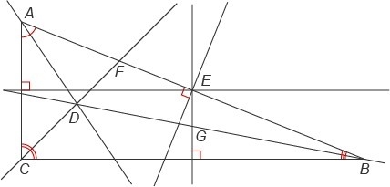 Which point is the incenter of △ABC ? Enter your answer in the box.-example-1