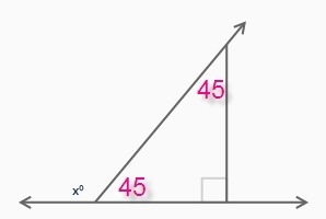 PLZ HELP!! 20 pts! Find the value of x for the following triangle below.-example-1