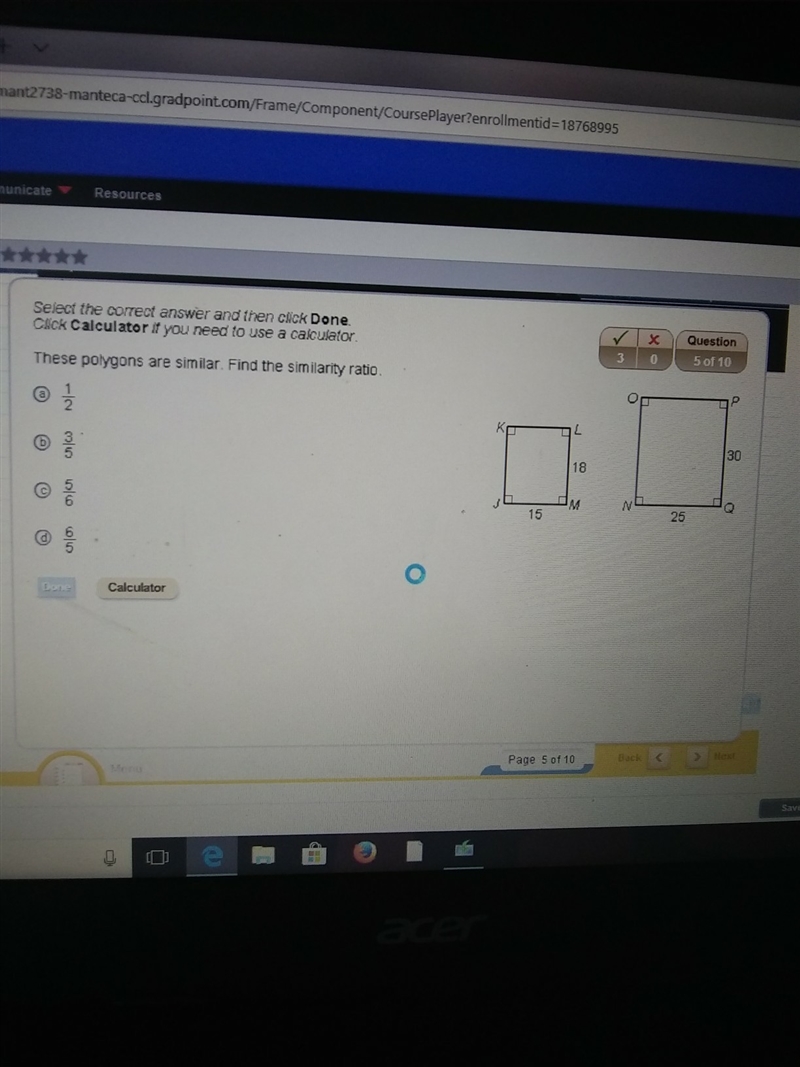 these polygons are similar. find the similar ratio. any help ? please? ( also how-example-1