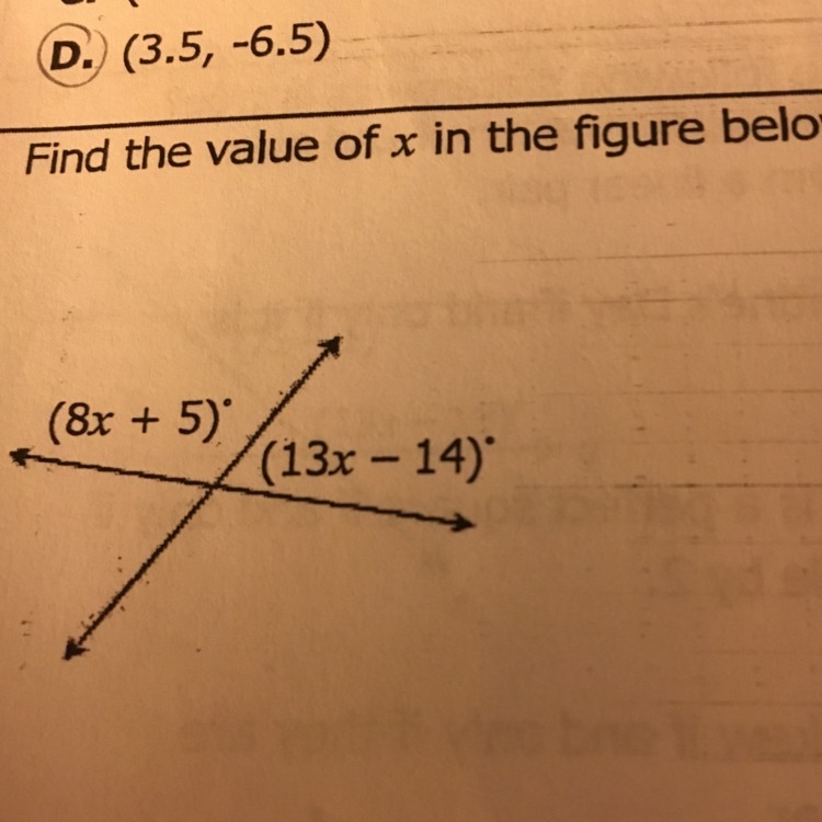 Find the value of x in the figure.-example-1