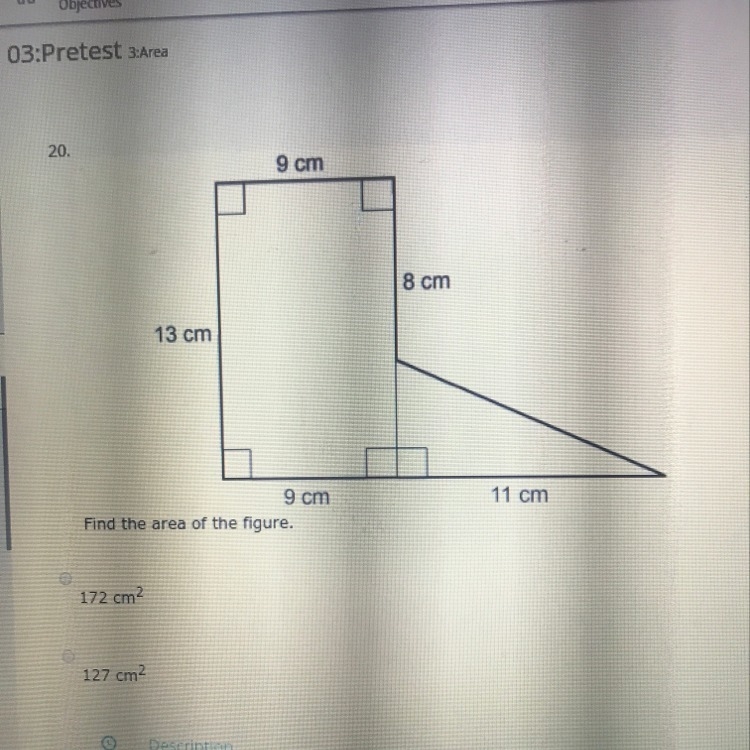 Find the area of the figure-example-1