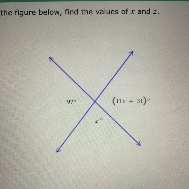 What is “x” and “z” on this question?-example-1