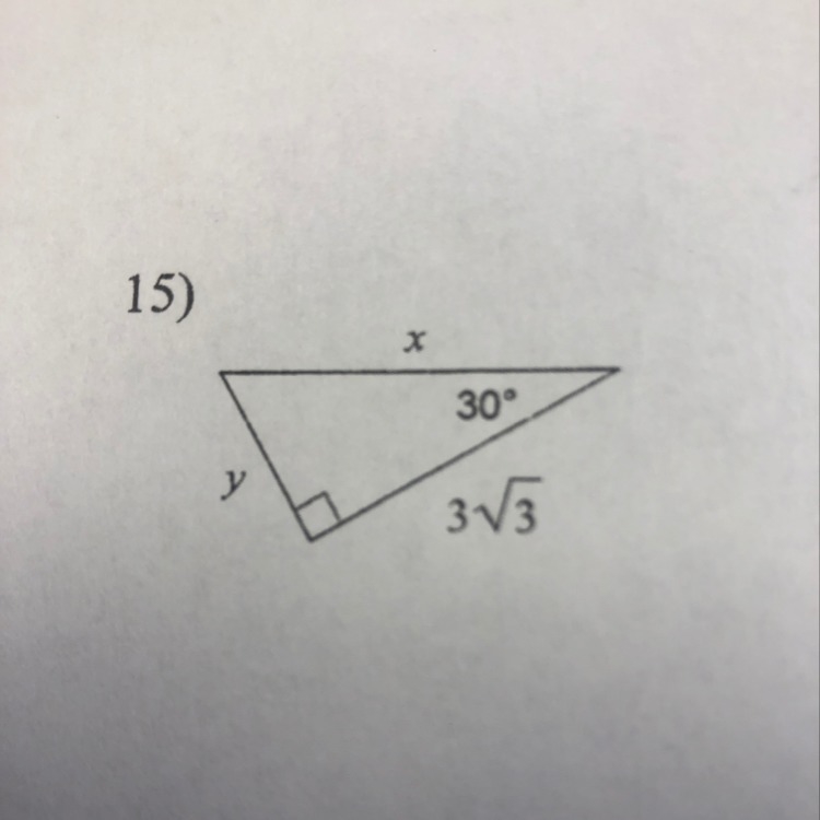 Find the missing side lengths. Leave your answers as radicals in simplest form-example-1