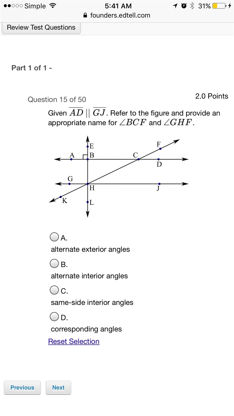 Geometry math question no Guessing and Please show work thank you-example-1