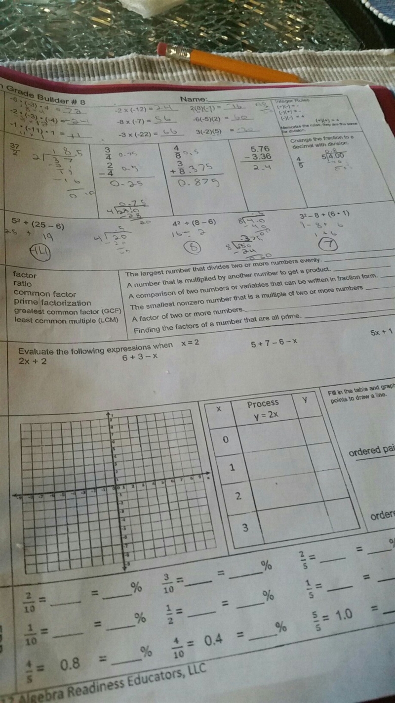 The largest number that divides two or more numbers evenly-example-1