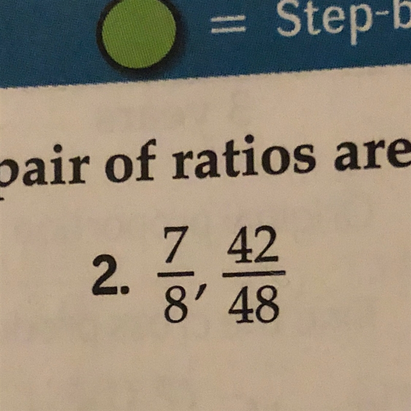 Are these 2 ratios equivalent ratios?-example-1