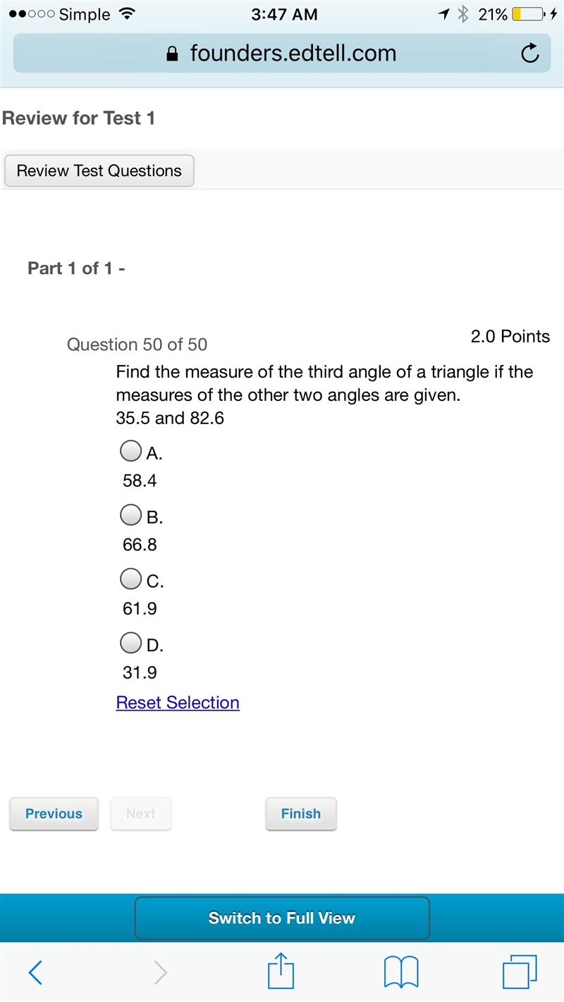 Geometry math question no Guessing and Please show work-example-1