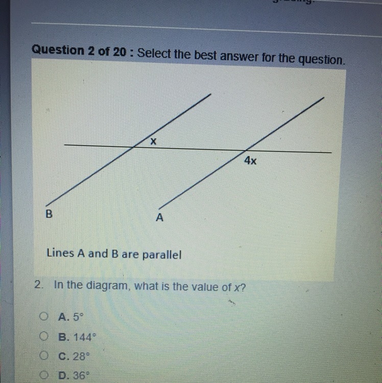 I need to find the value of X !-example-1