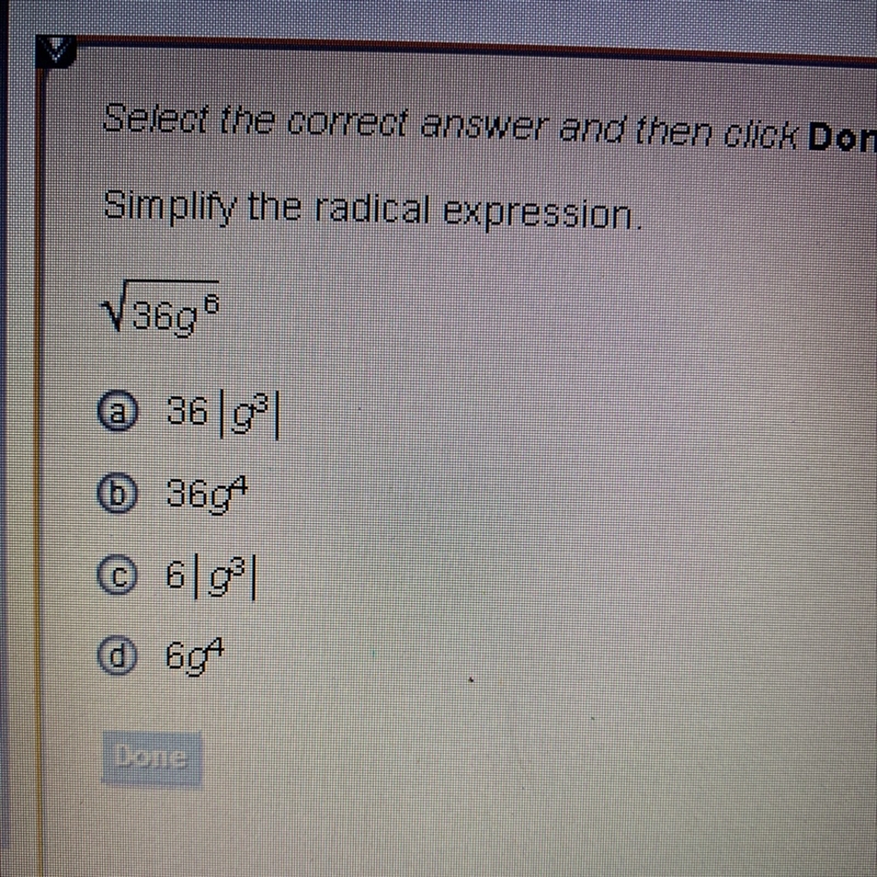 Simplify the radical-example-1