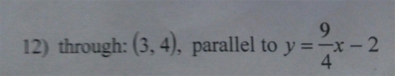 Help I have to write slope intercept form of the equation-example-1