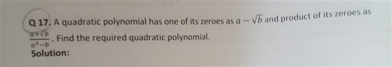 Class 10 cbse polynomials question-example-1