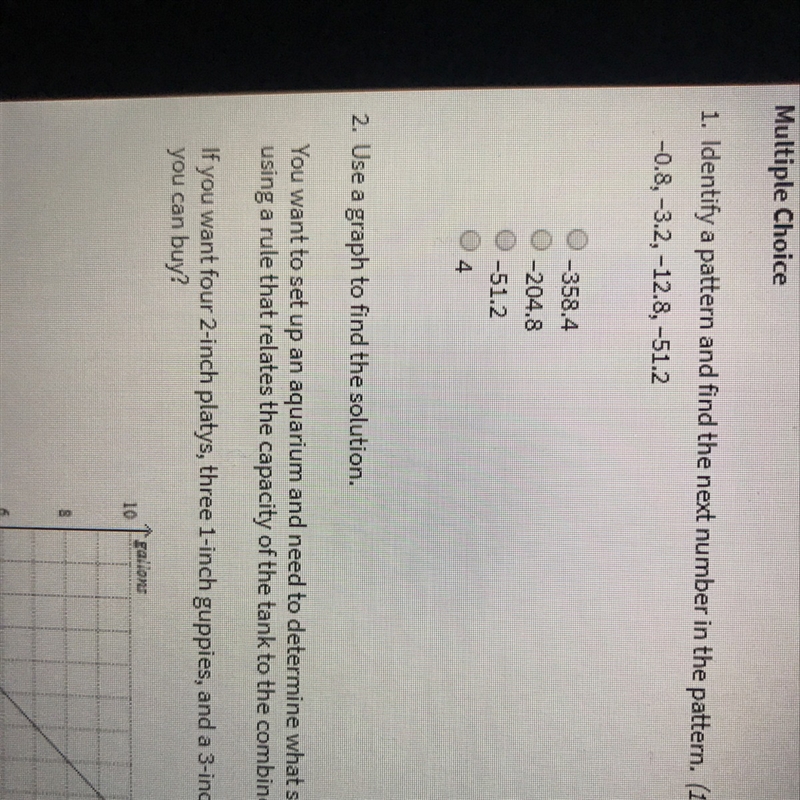 Identify a pattern and find the next number in the pattern-example-1